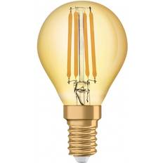 E14 LED-lamput ale LEDVANCE OSRAM-LED-pisara E14 4W Vintage Classic P gold