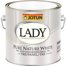 Vattenburna - Väggfärger Målarfärg Jotun Lady Pure Color Väggfärg Vit 0.75L