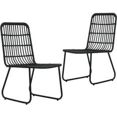 Rattan Sintetico sedie da giardino vidaXL 48584 2-pack Sedia da giardino per pranzo