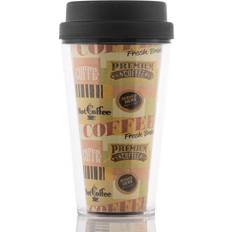 Transparent Termosmuggar BigBuy Double Wall Termosmugg 30cl