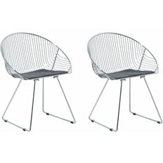 Noir Chaises de Cuisine Beliani Aurora Chaise de Cuisine 77cm 2pcs