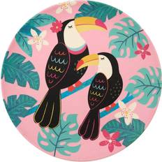 Tiki Toucan Bamboo Plate