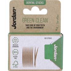 Antibakteerinen Hammastikut Jordan Green Clean Dental Sticks 100 pcs