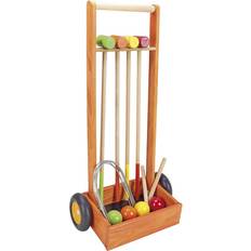 Metal Croquet Jeujura Wooden Croquet Set Wooden Trolley