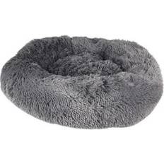 Flamingo Donut Fluffy Dog Bed