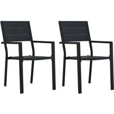 vidaXL 47885 2-pack Silla de jardín para comedor