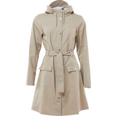 Beige - Mujer Ropa de lluvia Rains Curve W Jacket - Sand