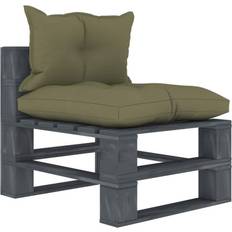 Gråa Modulsoffor vidaXL Pallet Middle Modulsoffa