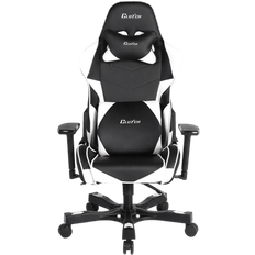 White clutch Clutch Chairz Crank Series Charlie Gaming Chair - Black/White