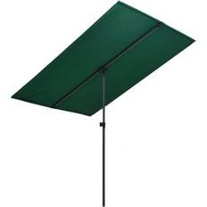 vidaXL Parasol d'Extérieur Avec Mât en Aluminium 180x110 cm Bordeaux Rouge 130cm