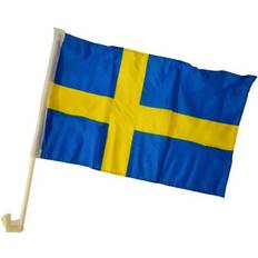 Bilflagga Hisab Joker Decor Sweden Car Flag Blue/Yellow