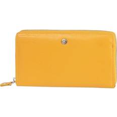 Greenburry Spongy Nappa Leather Ladies Wallet - Yellow