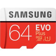 Samsung sd evo Samsung MicroSD XC EVO Plus 2020 Capacità 64 GB UHS-I 1 Classe 10 Velocità fino 100 MB s ideale per video 4K con Adattatore SD