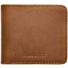 Sandqvist Bill Leather Bi-Fold Wallet - Cognac Brown