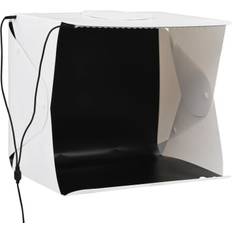 Plastic Verlichting en studio apparatuur vidaXL Folding LED Photo Studio Light Box 40x34x37cm