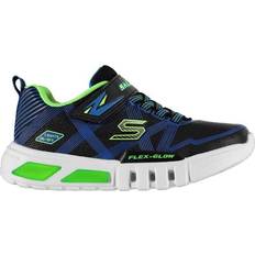 Skechers Flex-glow Scarpe da ginnastica Bambini - Nero/Black/Blue/Lime