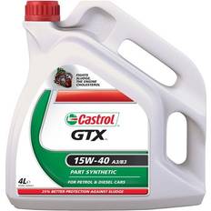 Castrol gtx 15w 40 Castrol GTX 15W-40 A3/B3 Motor Oil 4L