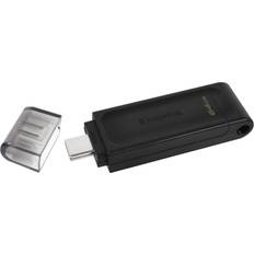 Kingston 64 GB Schede di Memoria & Chiavette USB Kingston USB 3.2 Data Traveler 70 64GB