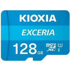 128 GB - microSDXC Schede di Memoria & Chiavette USB Kioxia Exceria microSDXC Class 10 UHS-I U1 100MB/s 128GB