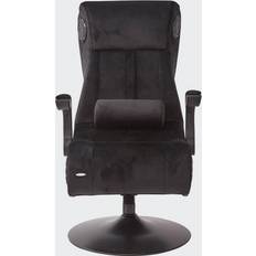 Gaming Chairs X-Rocker Deluxe 4.1 Chenille Pedestal Gaming Chair - Black