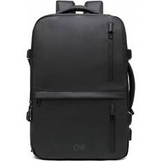 Expandable Laptop Bag & Backpack in One - Black