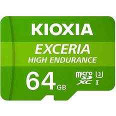 Kioxia micro sd 64gb exceria high endurance uhs-i c10 r98 con adaptador