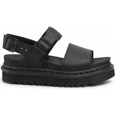 Textile - Women Sandals Dr. Martens Voss Women's Leather Strap Sandals - Black