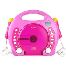 Karaoke X4-Tech Bobby Joey Lettore CD Per Bambini CD, SD, USB Incl. Microfono Rosa