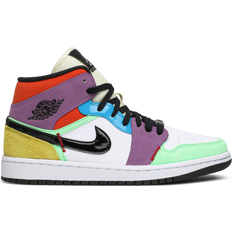 Nike Air Jordan 1 Mid SE W - White/Black/Lightbulb/Team Orange