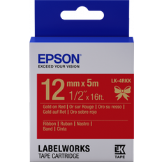 Office Supplies Epson LabelWorks Gold on Red