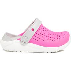 28½ Chaussons Crocs LiteRide Clog Kids Electric Pink/White Unisex