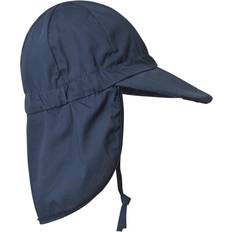 Mädchen Sonnenhüte Melton Neck Flap Cap - Solid Marine (510002-285)