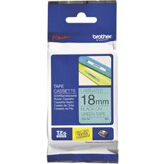 Brother P-Touch Labelling Tape Black on Green