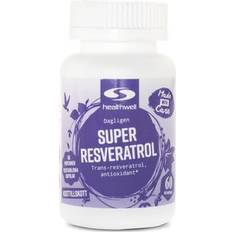 Resveratrol kosttilskud Healthwell Super Resveratrol 60 stk