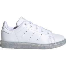 One cloud adidas Kid's Stan Smith - Cloud White/Cloud White/Grey One