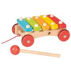 Spielzeugxylophone Goki Xylophon with Wheels 61894