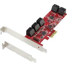 Schede di Controllo Renkforce RF-2748532 10 Porte Controller SATA PCIe x4 SSD Low-Profile