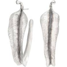 Ole Lynggaard Silver Örhängen Ole Lynggaard Leaves Large Earrings - Silver