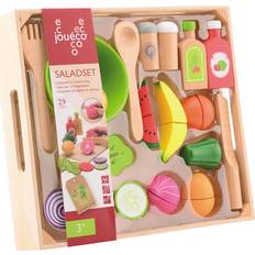 Jouéco Saladset in Wooden Tray