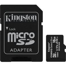 Kingston Scheda di Memoria SDHC Canvas Select Plus 3 x 16 GB Classe 10 Velocità 100 MB s con Adattatore