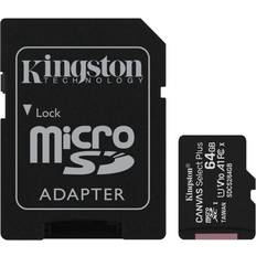 Kingston microsd Kingston SD MicroSD Card 64GB SDXC Canvas (Class10) o.A 3p retail