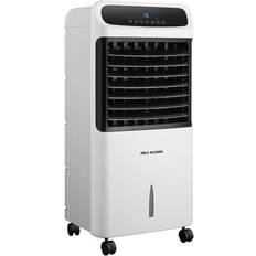 80 W Aires acondicionados Proklima PR Klima Climatizador evaporativo 18L (Blanco/Negro, Altura: 81 cm, 80 W, Ruedas para transporte) Garantía BAUHAUS 5 años para equipos eléctricos.