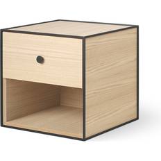 Retractable Drawer Wall Cabinets Audo Copenhagen Frame 35 Natural Oak Wall Cabinet 13.8x13.8"