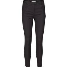 HUGO BOSS Nainen Housut & Shortsit HUGO BOSS Cropped Slim-Fit Trousers with Zipped Hems