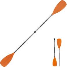 Canoa Itiwit Pagaia kayak X100 regolabile arancione papaia