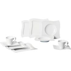 Porcelain Dinner Sets Villeroy & Boch NewWave Basic Dinner Set 30pcs