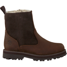 Timberland Kid's Courma Warm Lined Zipped Boots - Dark Brown