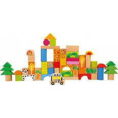 Bloques de Madera Small Foot Building Blocks Zoo