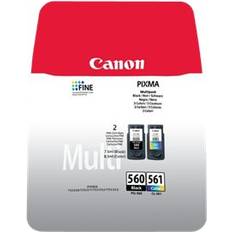 Pg 560 Canon Cartouche D'encre Noir + Couleur PG-560/CL-561 - Multi Pack