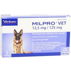 Milpro Virbac Milpro Vet 12.5 mg/125 mg 2 Tablets